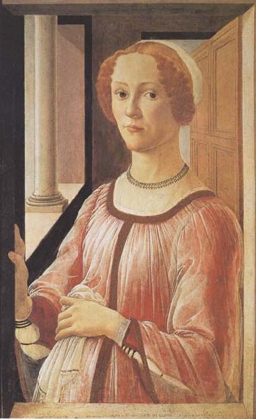 Sandro Botticelli Portrait of Smeralda Brandini Norge oil painting art